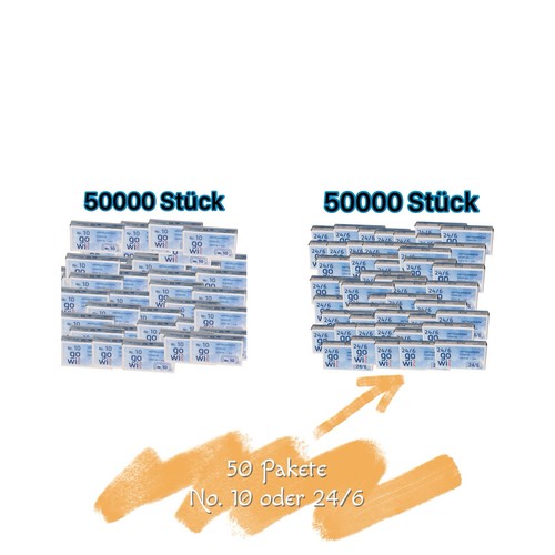 Heftklammern 24 6 - no., 10