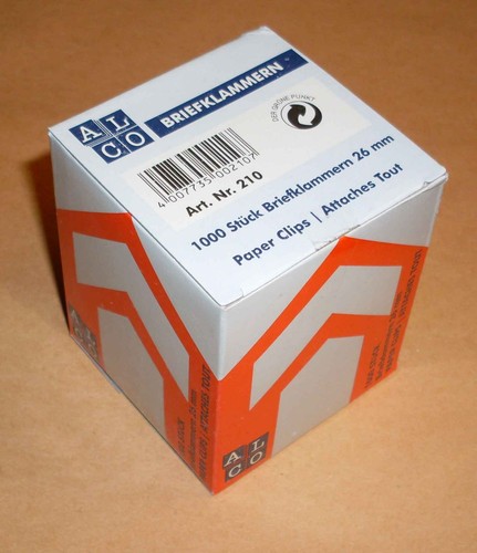 1000 büroklammen - 1000,