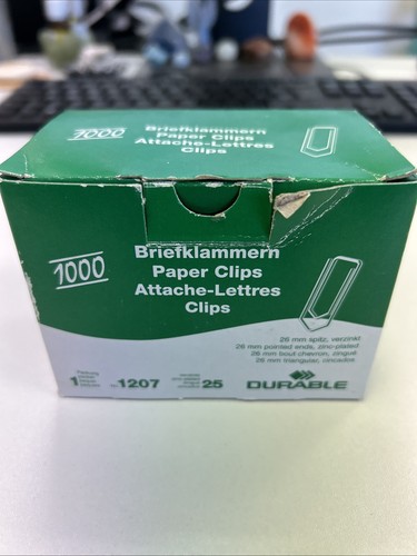 Durable briefklammern verzinkt - durable,