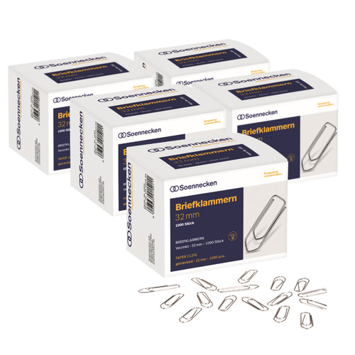 5000 büroklammern 32mm - 5000,