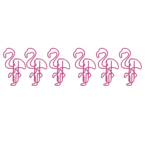 Flamingo briefklammern 6 - flamingo,