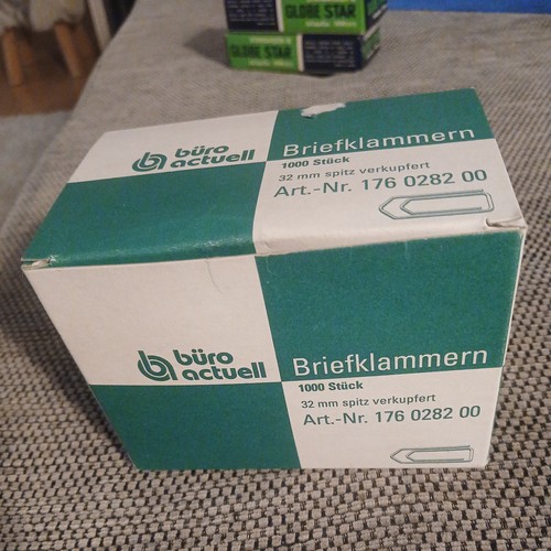 Briefklammern 1000 stück - briefklammern,